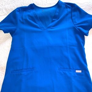 Royal blue Figs scrubs set